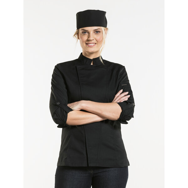 Chaud Devant Koksbuis | Lady Biker FX Black Stretch | Zwart | Getailleerde pasvorm | Lange mouw | Dames