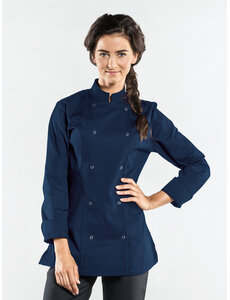 Chaud Devant Koksbuis | Lady Poco Navy | Blauw | Getailleerde pasvorm | Lange mouw | Dames