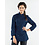 Chaud Devant Koksbuis | Lady Poco Navy | Blauw | Getailleerde pasvorm | Lange mouw | Dames