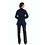 Chaud Devant Koksbuis | Lady Poco Navy | Blauw | Getailleerde pasvorm | Lange mouw | Dames