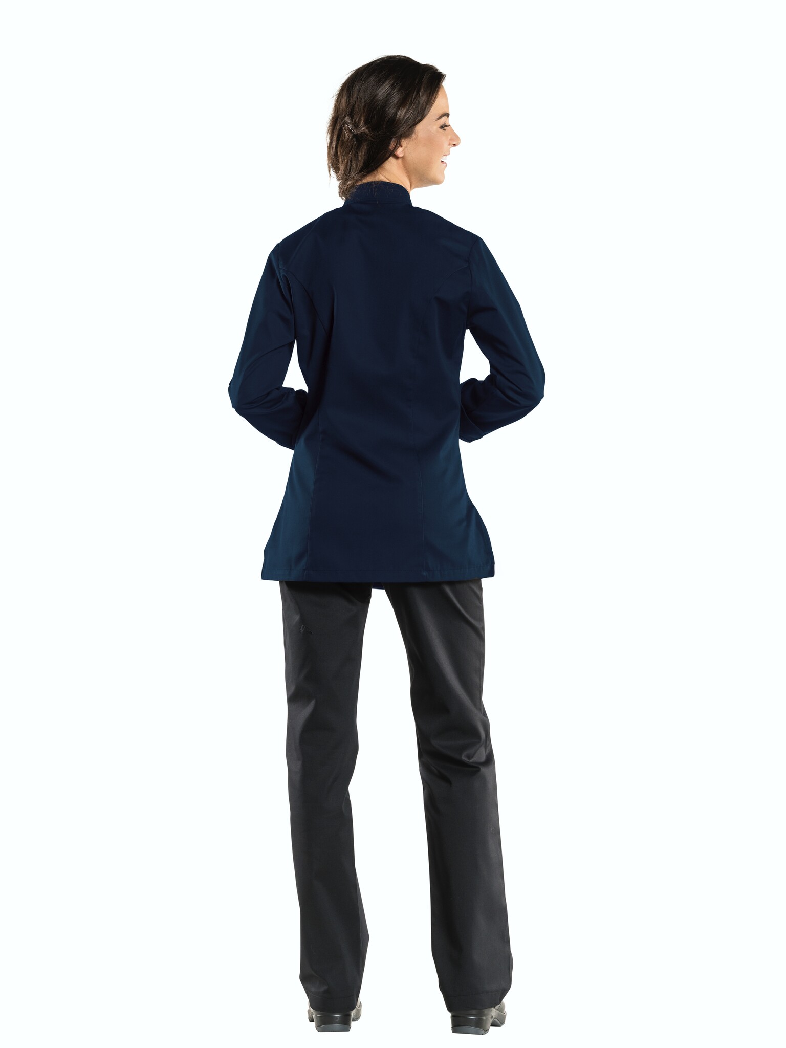 Chaud Devant Koksbuis | Lady Poco Navy | Blauw | Getailleerde pasvorm | Lange mouw | Dames, foto 3 van 3