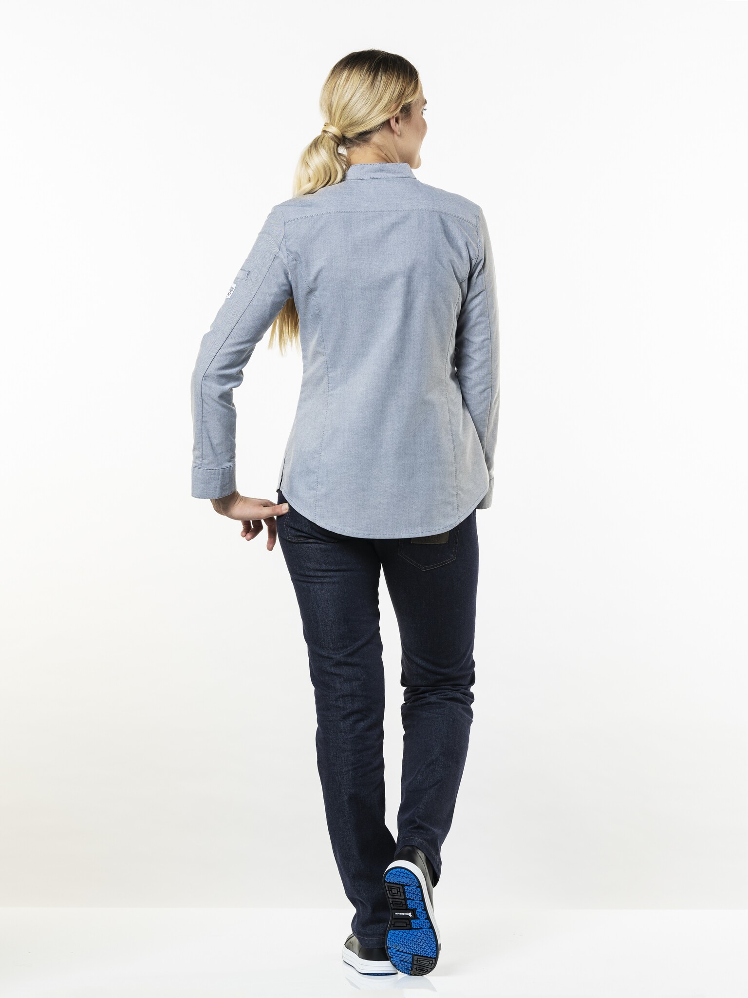 Chaud Devant Koksbuis | Lady Nordic Grey | Grijs | Getailleerde pasvorm | Lange mouw | Dames, foto 4 van 4