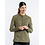 Chaud Devant Koksbuis | Lady Sorella FX Green Stretch | Groen | Getailleerde pasvorm | Lange mouw | Dames