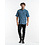 Chaud Devant Koksbuis | Verano Blue Short Sleeve | Blauw | Getailleerde pasvorm | Korte mouw | Heren