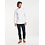 Chaud Devant Koksbuis | Biker White | Wit | Getailleerde pasvorm | Lange mouw | Unisex