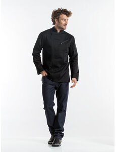 Chaud Devant Koksbuis | Biker Black | Zwart | Getailleerde pasvorm | Lange mouw | Unisex