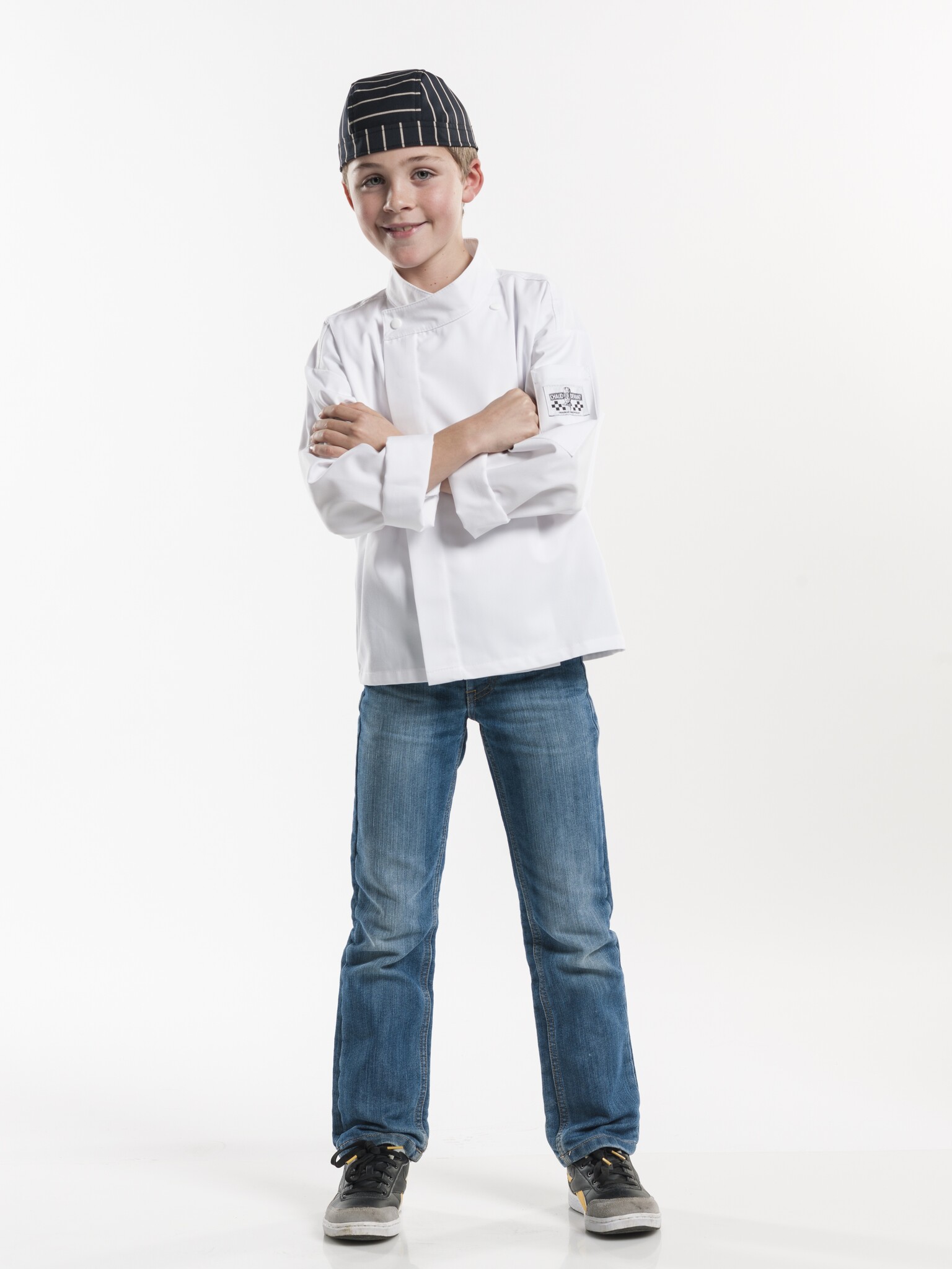 Chaud Devant Koksbuis | Kids White | Wit | | Lange mouw | Kind, foto 2 van 2