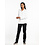 Chaud Devant Blouse | Women FX White Stretch | Wit | Getailleerde pasvorm | Lange mouw | Dames