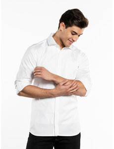 Chaud Devant Overhemd | Men FX White Stretch | Wit | Getailleerde pasvorm | Lange mouw | Heren