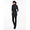 Chaud Devant Blouse | Women Black Stretch 3/4 Sleeve | Zwart | Getailleerde pasvorm | Driekwart mouw | Dames