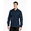Chaud Devant Overhemd | Men FX Navy Stretch | Blauw | Getailleerde pasvorm | Lange mouw | Heren