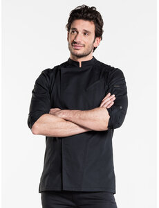 Chaud Devant Koksbuis | Biker FX Black Stretch | Zwart | Getailleerde pasvorm | Lange mouw | Heren