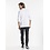 Chaud Devant Koksbuis | Biker FX White Stretch | Wit | Getailleerde pasvorm | Lange mouw | Heren