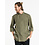 Chaud Devant Koksbuis | Hilton Poco Dark Olive | Groen | Rechte pasvorm | Lange mouw | Heren