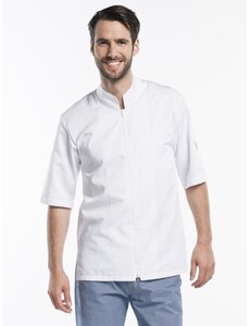 Chaud Devant Koksbuis | Monza White Short Sleeve | Wit | Rechte pasvorm | Korte mouw | Heren