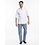 Chaud Devant Koksbuis | Monza White Short Sleeve | Wit | Rechte pasvorm | Korte mouw | Heren