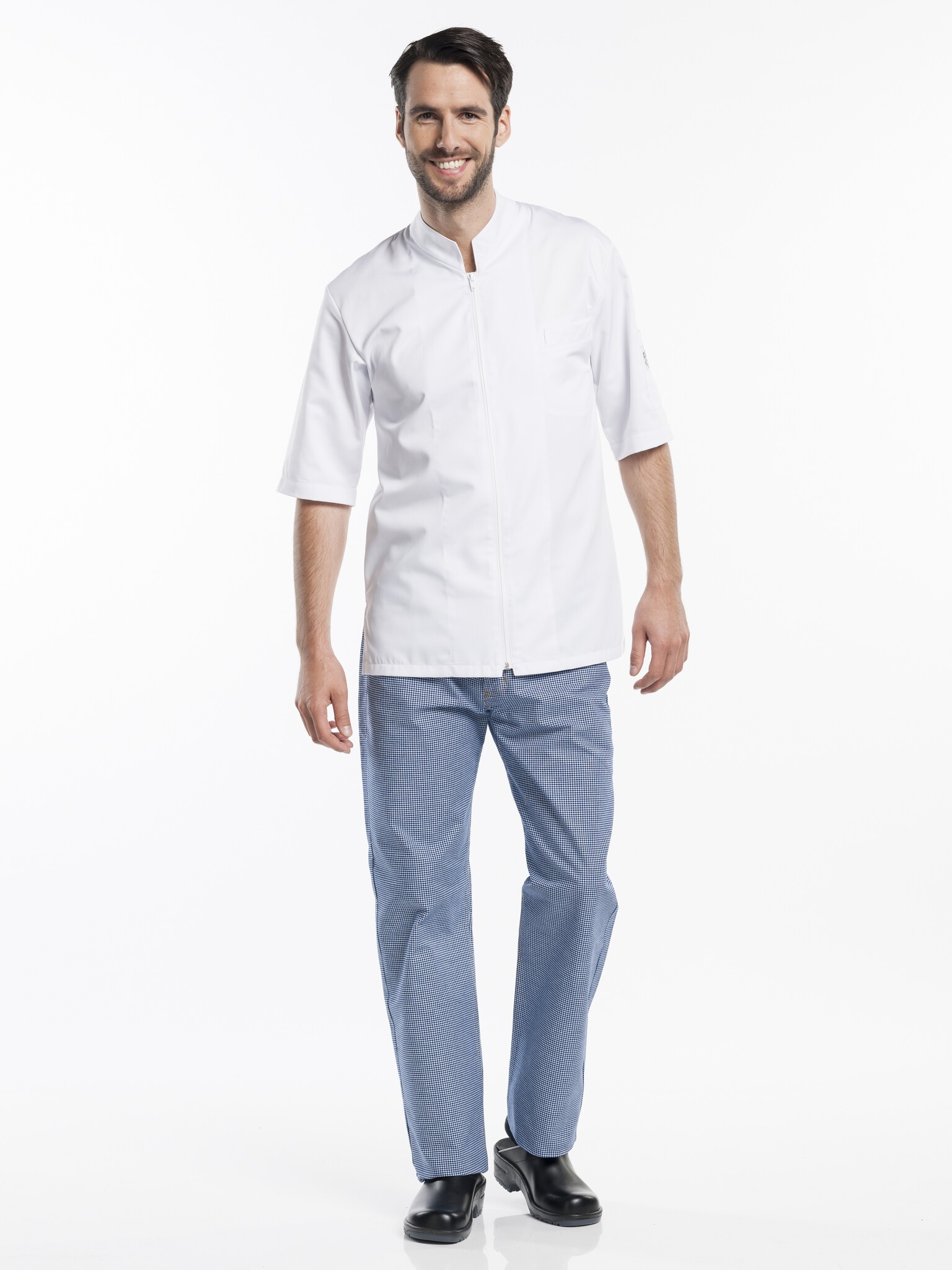 Chaud Devant Koksbuis | Monza White Short Sleeve | Wit | Rechte pasvorm | Korte mouw | Heren, foto 2 van 3