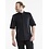 Chaud Devant Koksbuis | Salerno FX Black Stretch Short Sleeve | Zwart | Getailleerde pasvorm | Korte mouw | Heren