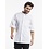 Chaud Devant Koksbuis | Salerno FX White Stretch Short Sleeve | Wit | Getailleerde pasvorm | Korte mouw | Heren