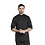 Chaud Devant Koksbuis | Bacio Black Short Sleeve | Zwart | Rechte pasvorm | Korte mouw | Heren