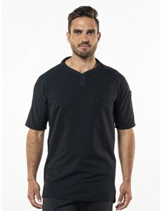 Chaud Devant Koksbuis | T-shirt Valente FX Black Stretch | Zwart | Rechte pasvorm | Korte mouw | Unisex