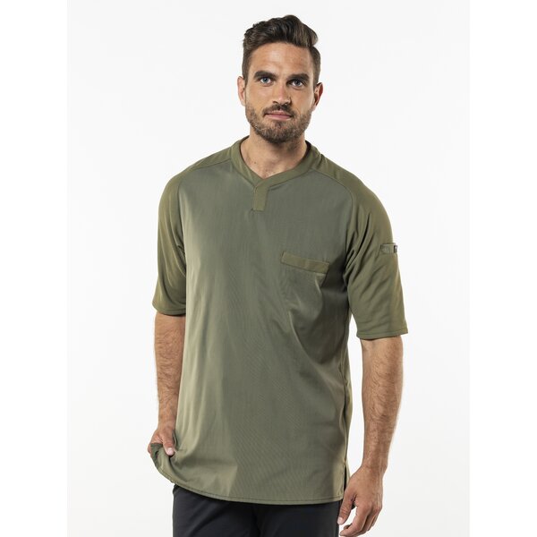 Chaud Devant Koksbuis | T-shirt Valente FX Moss Stretch | Groen | Rechte pasvorm | Korte mouw | Unisex