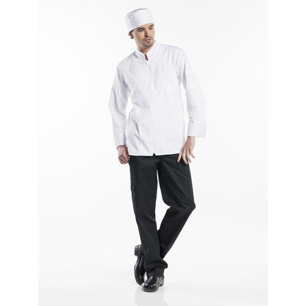 Chaud Devant Koksbuis | Monza White | Wit | Rechte pasvorm | Lange mouw | Heren