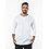 Chaud Devant Koksbuis | T-shirt Valente FX White Stretch LS | Wit | Rechte pasvorm | Lange mouw | Unisex