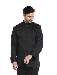 Chaud Devant Koksbuis | Executive Black | Zwart | Rechte pasvorm | Lange mouw | Heren