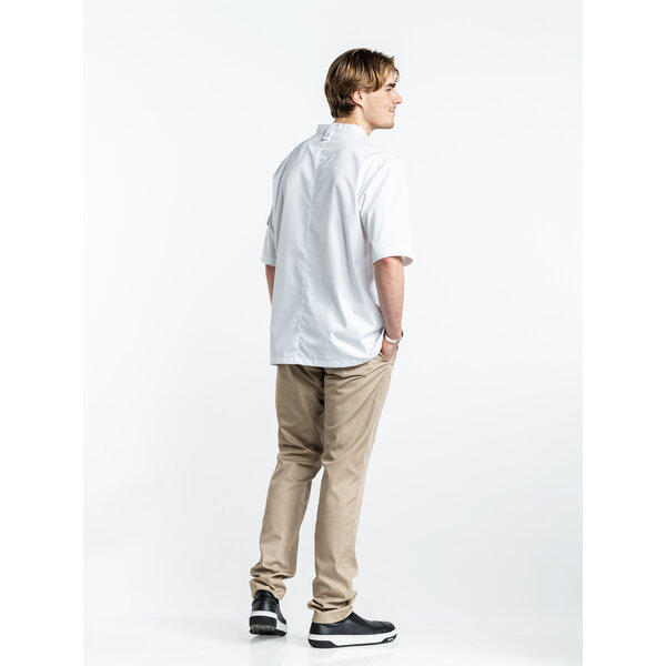 Chaud Devant Koksbuis | Sabor White Short Sleeve | Wit |  | Korte mouw | Heren