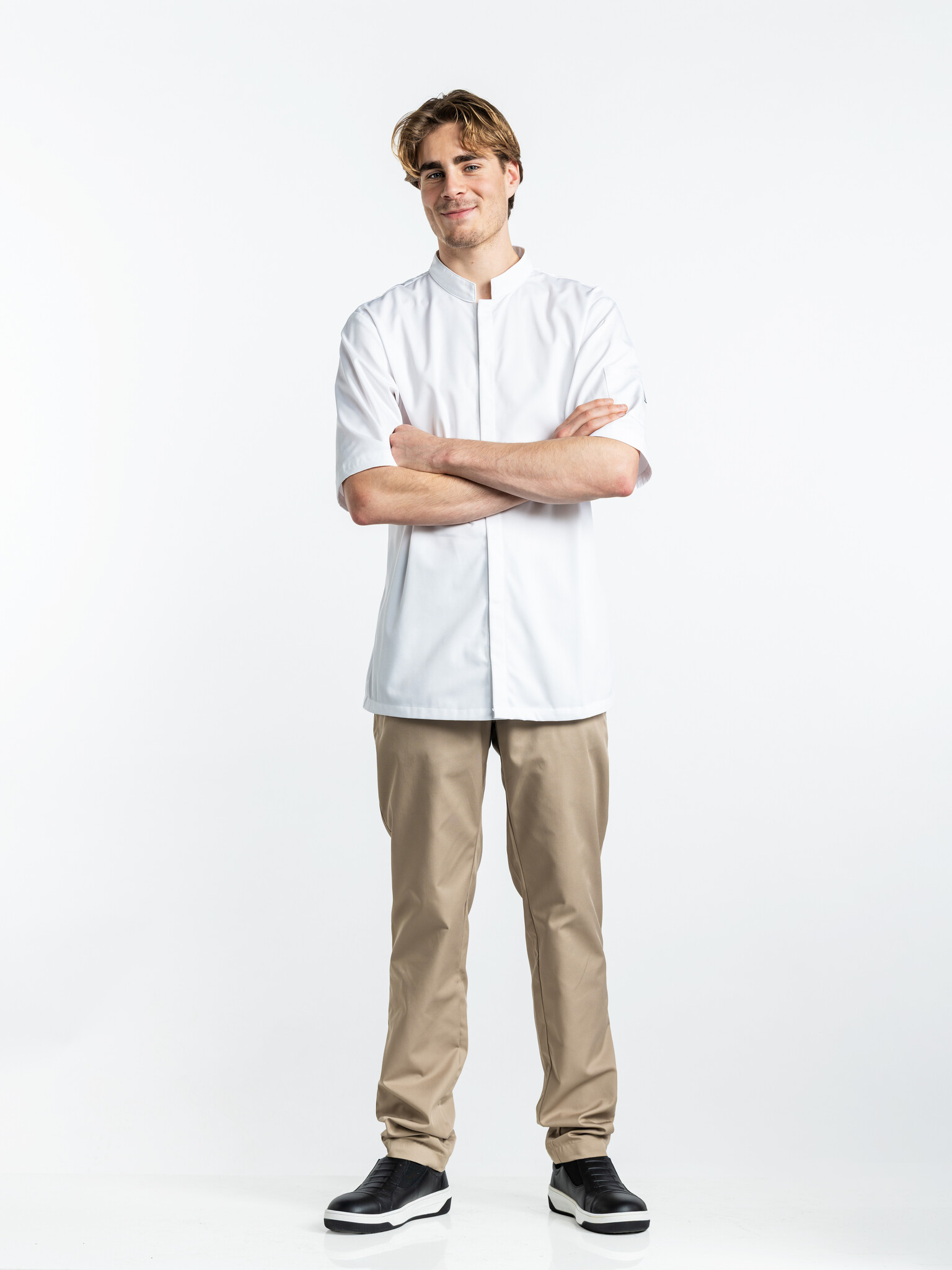 Chaud Devant Koksbuis | Sabor White Short Sleeve | Wit | | Korte mouw | Heren, foto 2 van 3