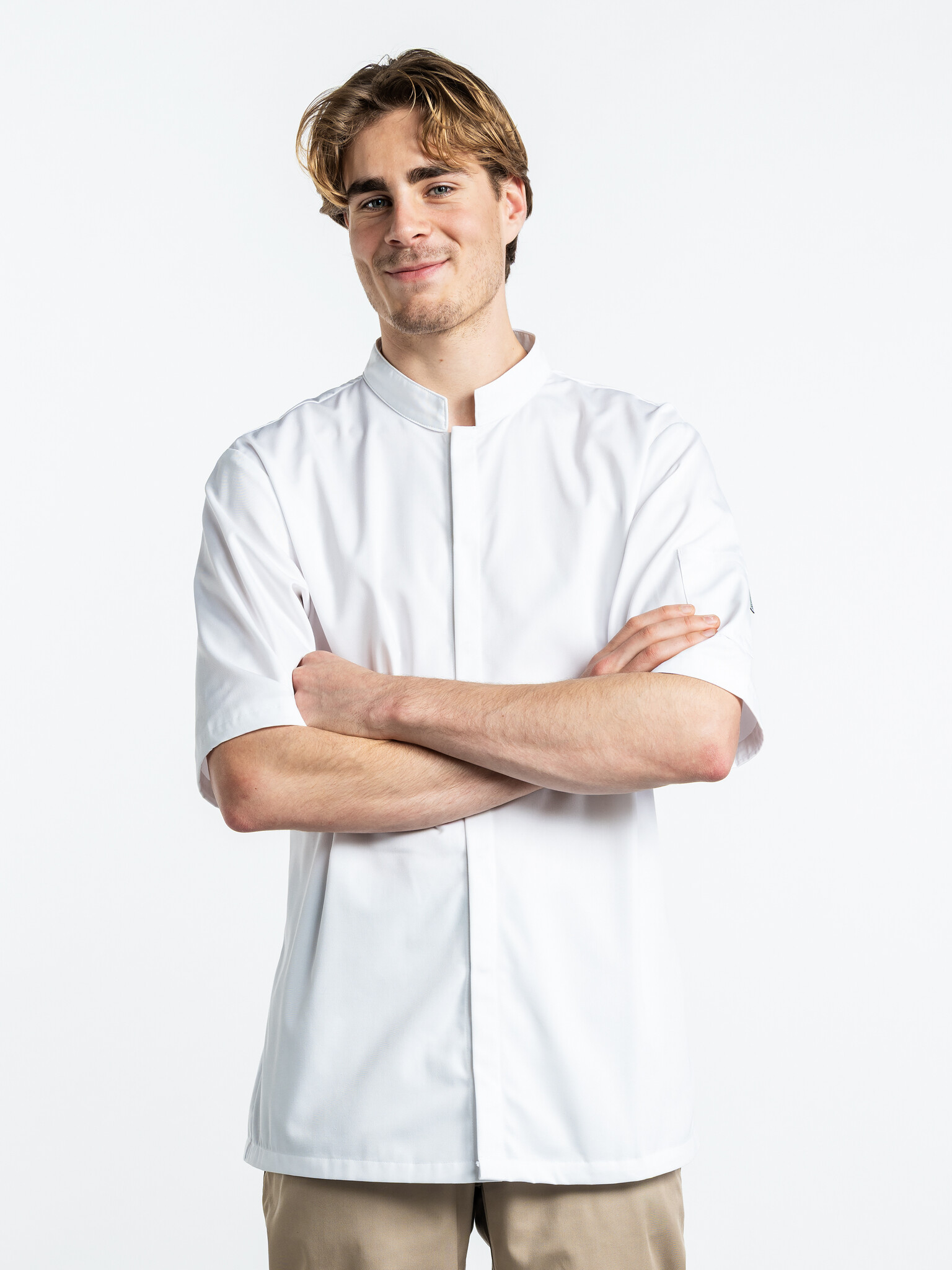 Chaud Devant Koksbuis | Sabor White Short Sleeve | Wit | | Korte mouw | Heren, foto 3 van 3
