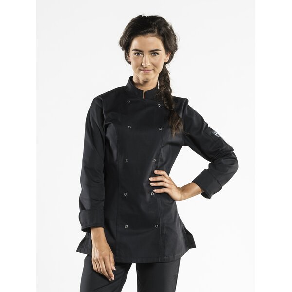 Chaud Devant Koksbuis | Lady Poco Black | Zwart | Getailleerde pasvorm | Lange mouw | Dames