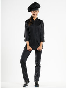 Chaud Devant Hoofddeksel | Chef Hat Nero | Zwart |  | Unisex