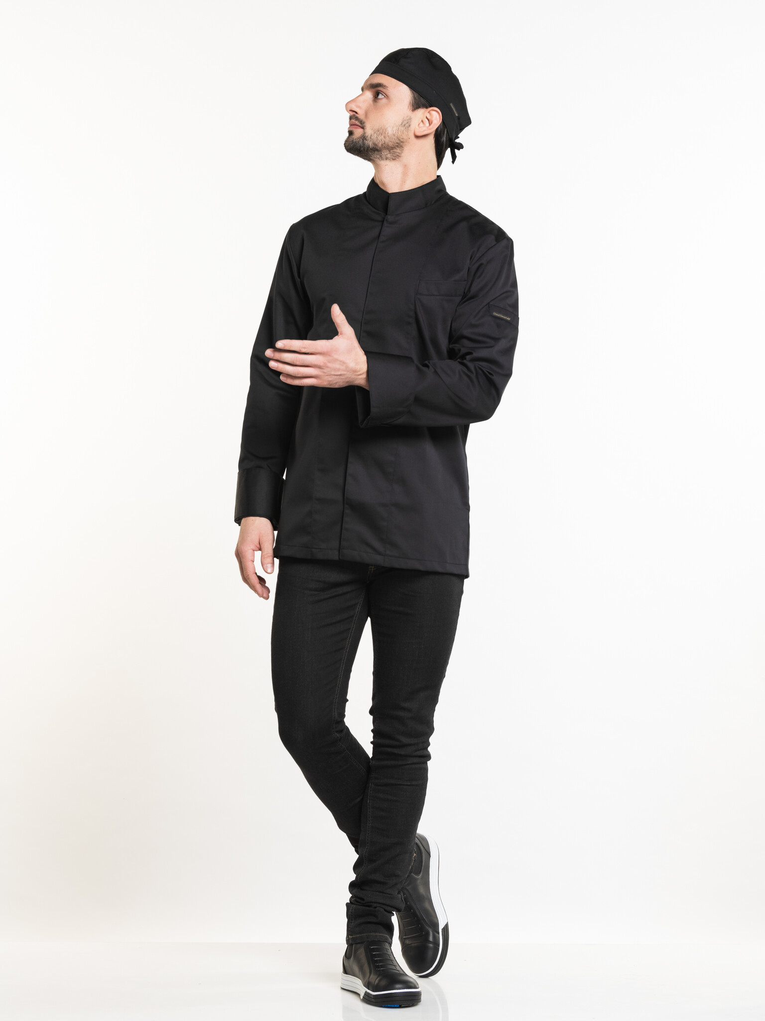 Chaud Devant Hoofddeksel | Bandana Black | Zwart | | Dames
