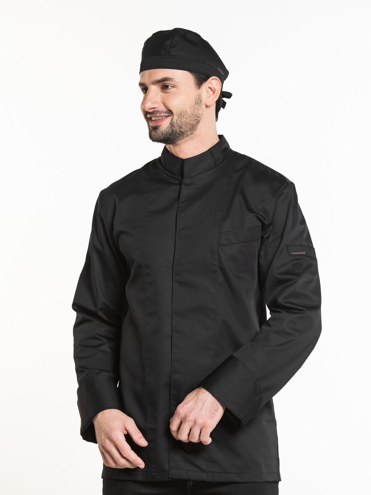 Chaud Devant Hoofddeksel | Bandana Black | Zwart | | Dames, foto 2 van 3