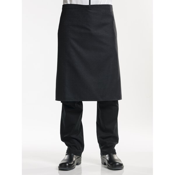 Chaud Devant Sloof | Black Denim | Zwart | W100 - L70 cm