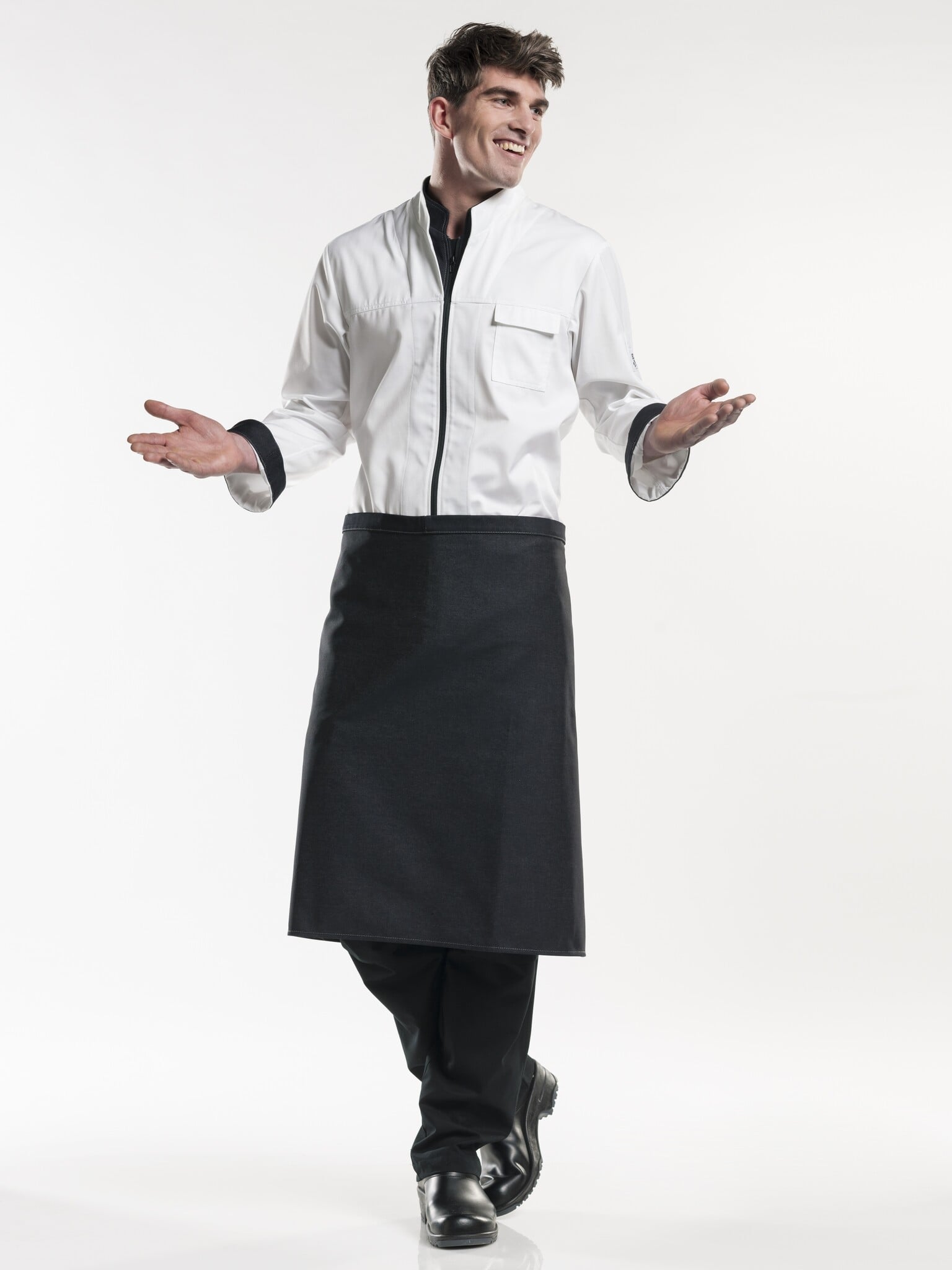 Chaud Devant Sloof | Black Denim | Zwart | W100 - L70 cm, foto 2 van 2