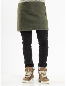 Chaud Devant Sloof | Base Green Denim | Groen | W80 - L40 cm