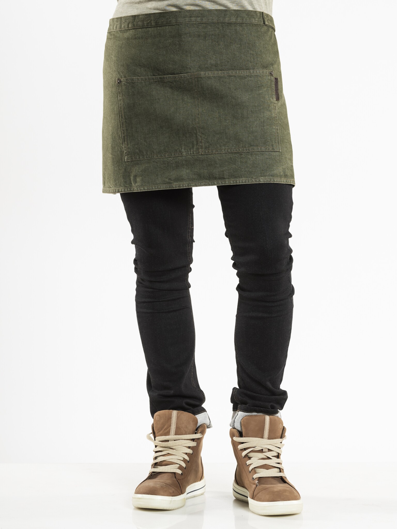 Chaud Devant Sloof | Base Green Denim | Groen | W80 - L40 cm