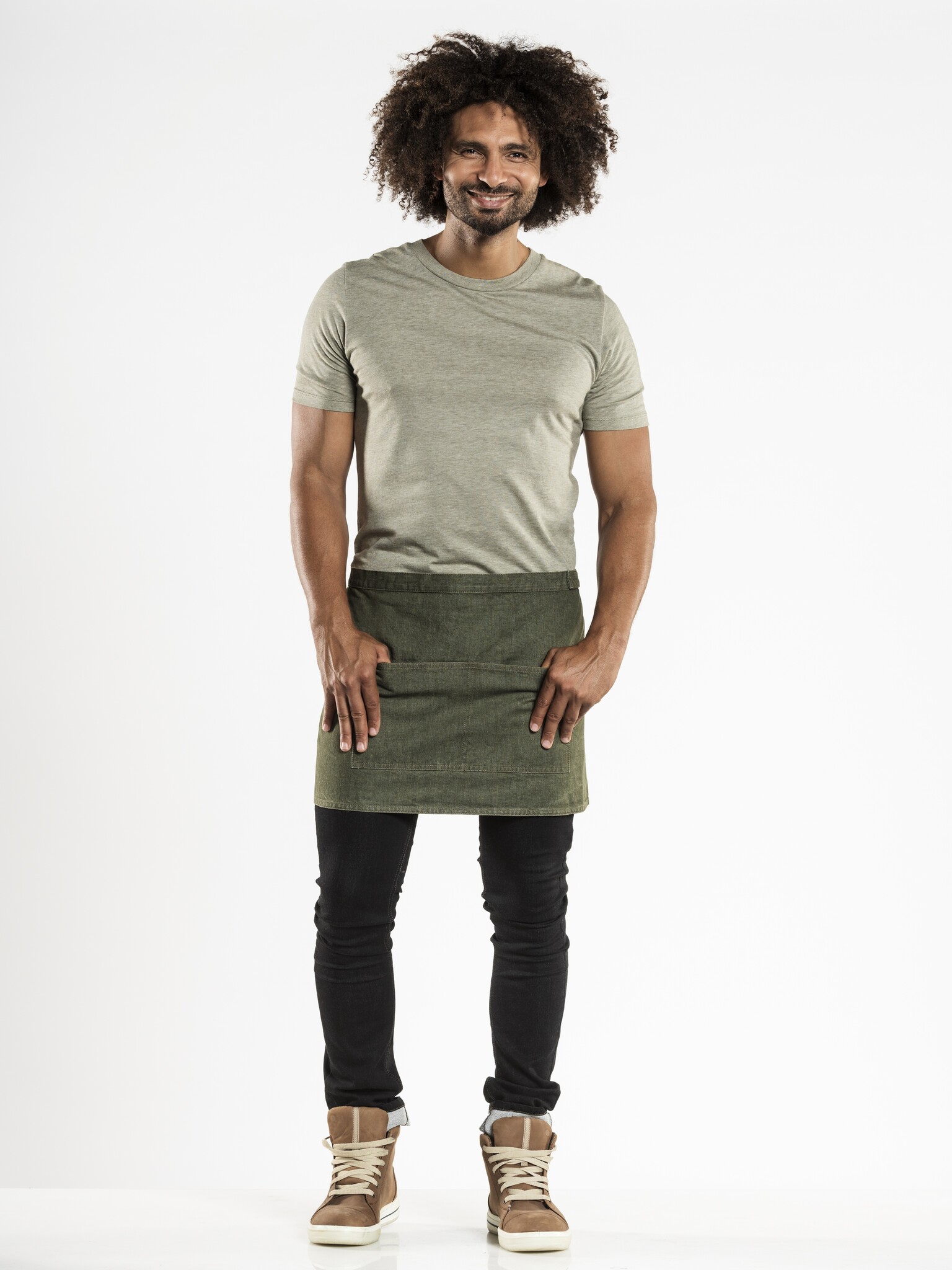 Chaud Devant Sloof | Base Green Denim | Groen | W80 - L40 cm, foto 2 van 2