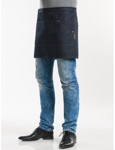 Chaud Devant Sloof | Multipocket Blue Denim 16" | Blauw | W90 - L40 cm