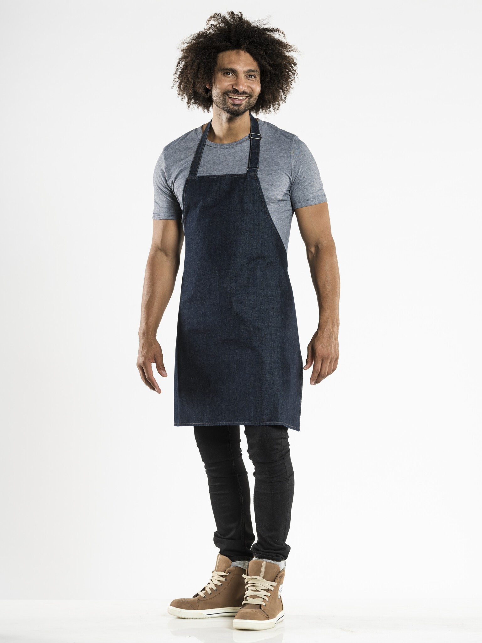 Chaud Devant Schort | Plain Blue Denim 31" | Blauw | W70 - L80 cm, foto 2 van 4