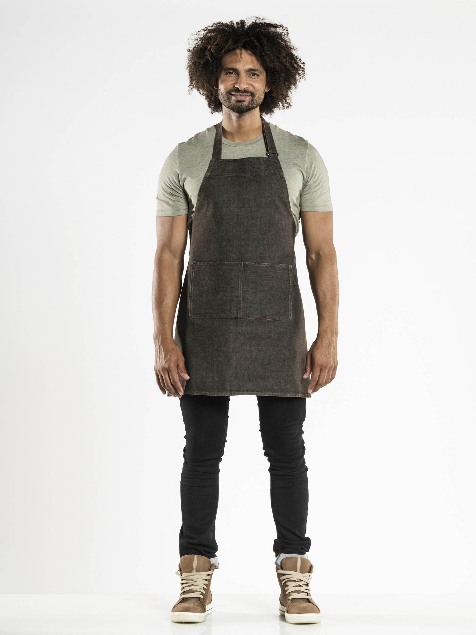 Chaud Devant Schort | Base Brown Denim | Bruin | W70 - L75 cm