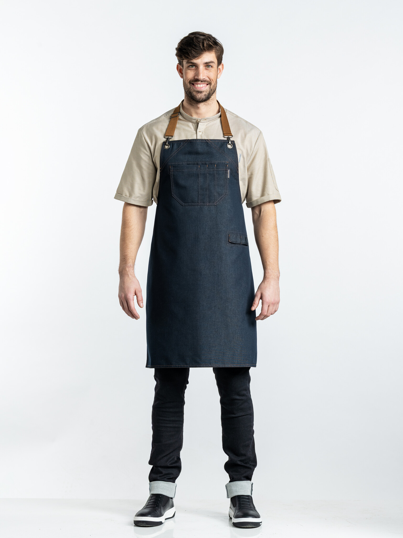Chaud Devant Schort | Clip Black Denim | Zwart | W70 - L85, foto 3 van 3