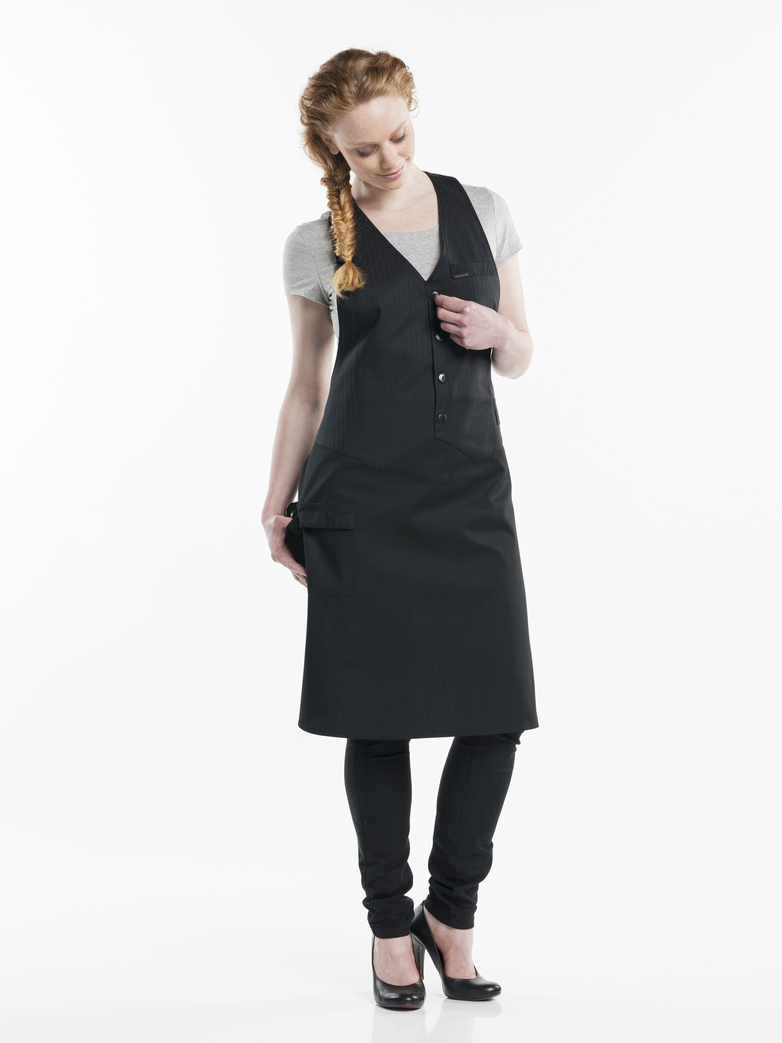 Chaud Devant Schort | Barista | Zwart | One Size