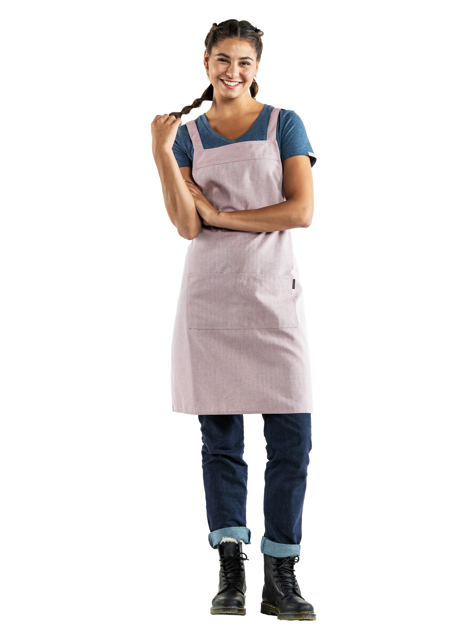 Chaud Devant Schort | Cross Blossom | Pink | W70 - L85 cm