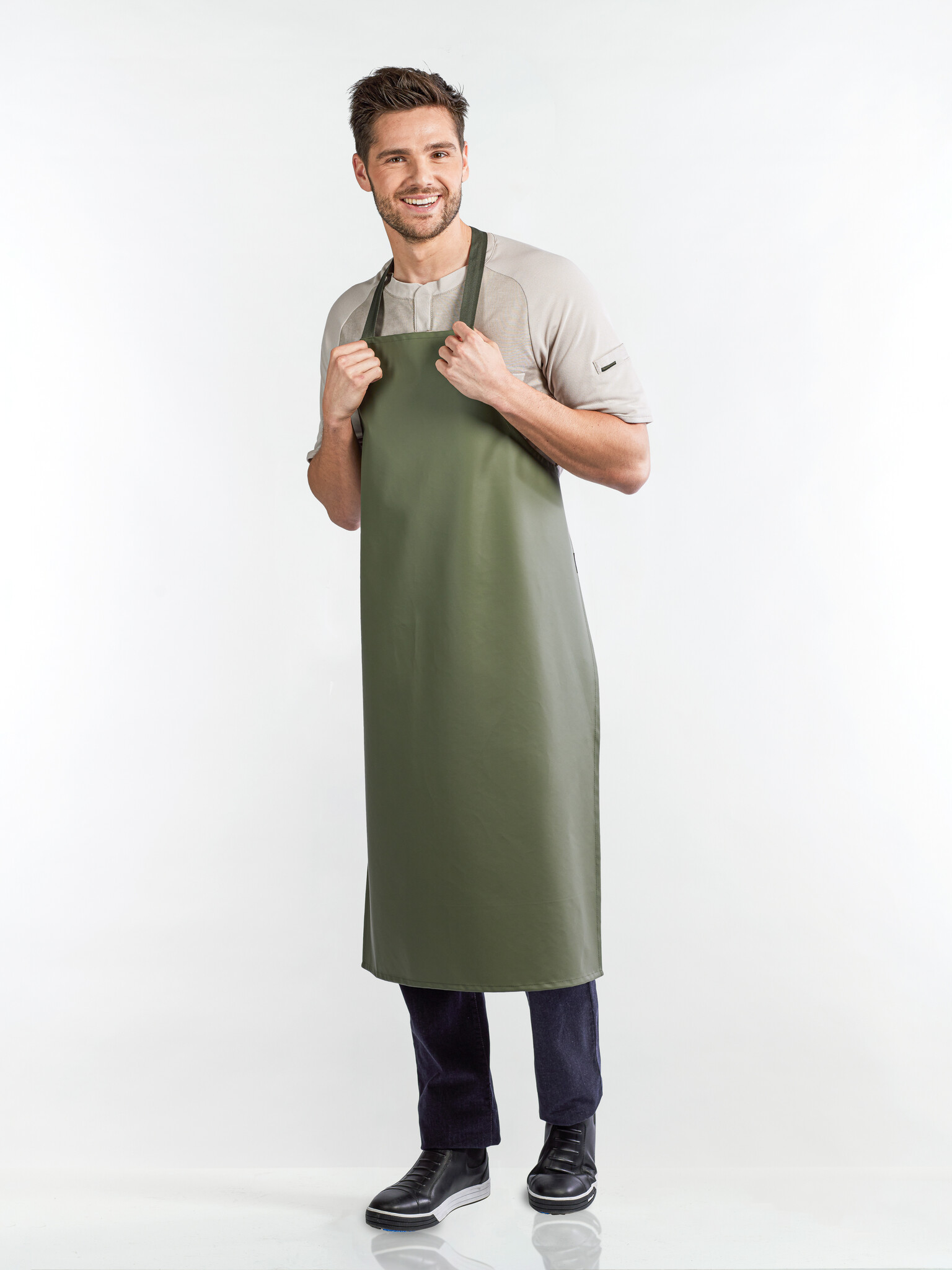 Chaud Devant Schort | Waterproof Green | Groen | W75 - L110 cm, foto 2 van 5