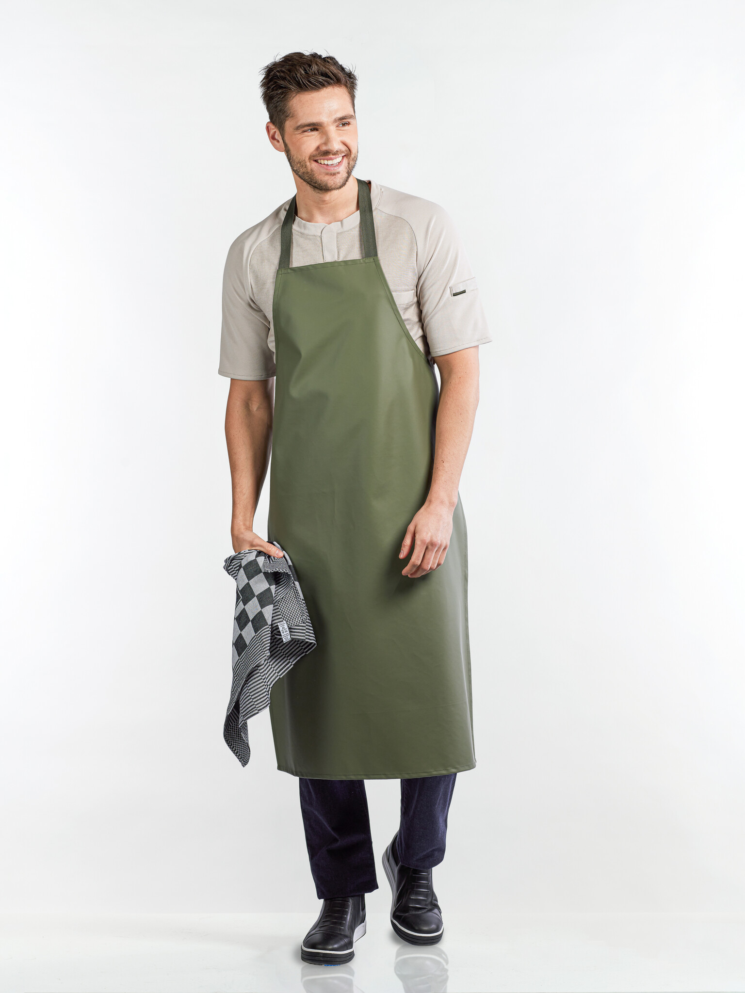 Chaud Devant Schort | Waterproof Green | Groen | W75 - L110 cm, foto 4 van 5