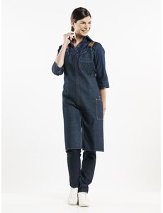 Chaud Devant Schort | Forene Cross Blue Denim | Blauw | W75 - L90 cm